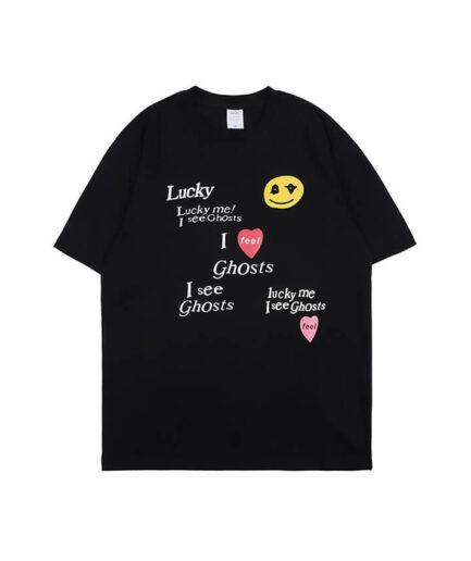 Kanye LUCKY ME I SEE GHOSTS T Shirt