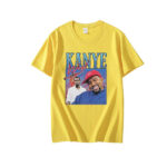 Kanye West 90S Vintage Graphics 100% Cotton T-Shirts
