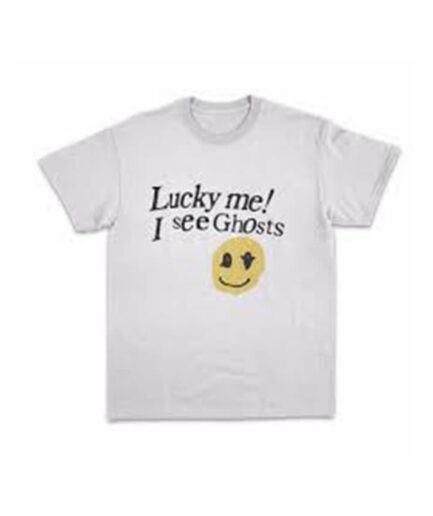 Lucky Me I See Ghost Smiley T-Shirt