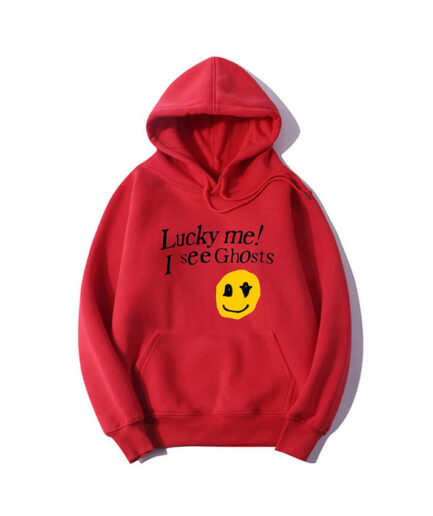 Lucky Me I See Ghosts Print Hoodie