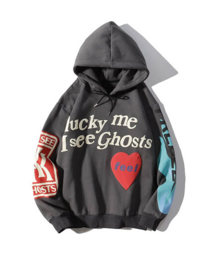 Lucky Me i See Ghost Hoodie Men Women Kanye West Pullovers